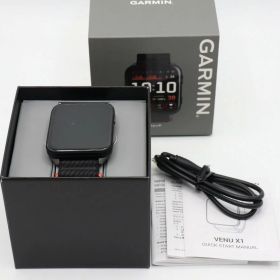 【美品】GARMIN Venu X1 010-02980-12 Black スマートウォッチ べニュー ブラック ガーミン 本体 【中古】