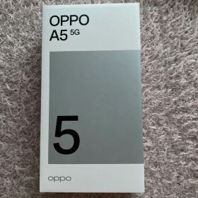 新品未使用 SIMフリーOPPO A5 5G ホワイト128GB