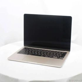 ソフマップ 〔中古品〕 MacBook Air 13.6-inch Mid-2022 MLY13J／A Apple M2 8コアCPU_8コアGPU 8GB SSD256GB スターライト 〔26.3 Tahoe〕【377】