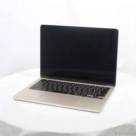 ソフマップ 〔中古品〕 MacBook Air 13.6-inch Mid-2022 MLY13J／A Apple M2 8コアCPU_8コアGPU 8GB SSD256GB スターライト 〔26.3 Tahoe〕【349】