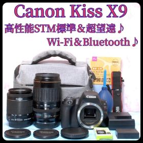 Canon kiss X9◎一眼レフカメラ◎手ぶれ補正◎スマホ転送OK◎高性能