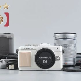 【中古】OLYMPUS オリンパス PEN Lite E-PL7 EZ ダブルズームキット ホワイト