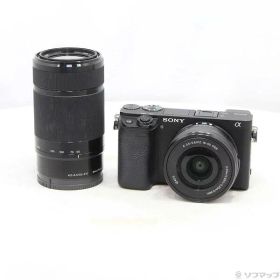 【中古】SONY(ソニー) α6400 ILCE-6400Y ダブルズームレンズキット ブラック 【262-ud】