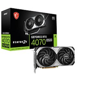 〔中古〕MSI(エムエスアイ) MSI GeForce RTX 4070 SUPER 12G VENTUS 2X OC〔377-ud〕