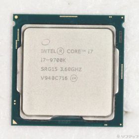 ソフマップ 〔中古品〕 Core i7 9700K 〔3.6GHz／LGA 1151〕【262】