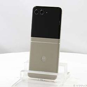 〔中古品〕 motorola razr 50 512GB サンドクリーム PB230001JP SIMフリー ［6.9インチ/3.6インチ有機EL／MediaTek Dimensity 7300X／RAM:12GB／ナノSIM&eSIM］〔中古品〕 motorola razr 50 512GB サンドクリーム PB230001JP SIMフリー ［6.9インチ/3.6インチ有機EL／MediaTek Dimensity 7300X／RAM:12GB／ナノSIM&eSIM］