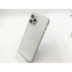 【中古】Apple SoftBank 【SIMロック解除済み】 iPhone 12 Pro Max 128GB シルバー MGCV3J/A【大宮東口】保証期間1ヶ月【ランクC】
