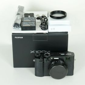 [美品 | シャッター数500回｜バッテリー2個・フィルター付] FUJIFILM X100VI [ブラック] | コンパクトデジタルカメラ