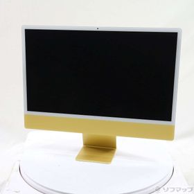 (中古)Apple iMac 24-inch Mid-2021 Z12T Apple M1 8コアCPU_8コアGPU 16GB SSD512GB イエロー (macOS v26.5.2)(269-ud)
