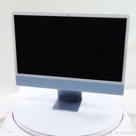 (中古)Apple iMac 24-inch Mid-2021 MGPL3J/A Apple M1 8コアCPU_8コアGPU 16GB SSD1TB ブルー (macOS v15.7.8)(262-ud)