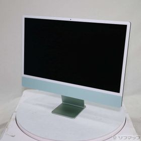 (中古)Apple iMac 24-inch Mid-2021 MGPJ3J/A Apple M1 8コアCPU_8コアGPU 8GB SSD512GB グリーン (macOS v26.5.2)(258-ud)