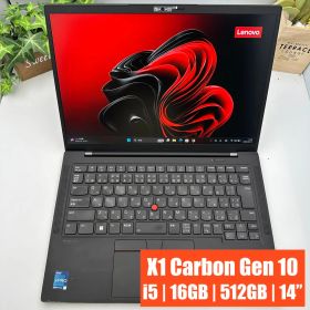【軽量・高性能】ThinkPad X1 Carbon Gen 10 Core i5-1250P 16GB 512GB 14型 LTE対応【48】