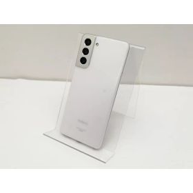 【中古】SAMSUNG au 【SIMロック解除済み】 Galaxy S21 5G ファントムホワイト 8GB 256GB SCG09【仙台イービーンズ】保証期間1ヶ月【ランクA】
