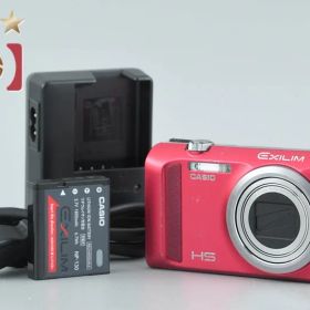 【中古】Casio カシオ HIGH SPEED EXILIM EX-ZR500 レッド コンパクトデジタルカメラ