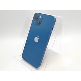 【中古】Apple docomo 【SIMフリー】 iPhone 13 128GB ブルー MLNG3J/A【高崎モントレー】保証期間１ヶ月【ランクC】
