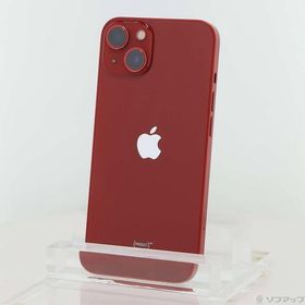 〔中古〕Apple(アップル) iPhone13 256GB プロダクトレッド MLNL3J／A SIMフリー〔297-ud〕