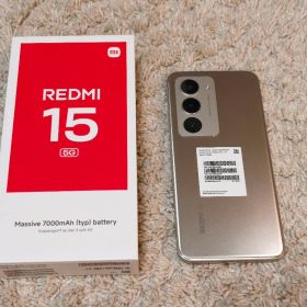Redmi 15 5G 本体 チタングレー