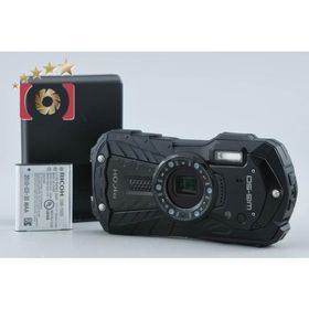 【中古】RICOH リコー PENTAX ペンタックス WG-50 ブラック 防水デジタルカメラ シャッター回数僅少