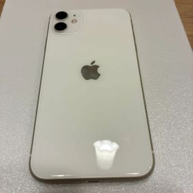 iPhone 11 ホワイト 64GB SIMフリー 動作確認済み 画面キズ多数