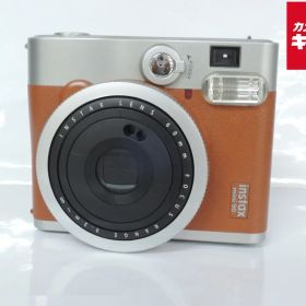 【中古】 【美品】 フジフイルム インスタントカメラ instax mini 90 「チェキ」 ネオクラシック ブラウン