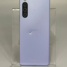 【訳あり割れあり中古D】Xperia 10 V SOG11 ラベンダー SIMフリー 白ロム