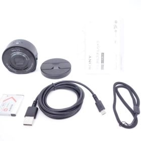 【極上品】ソニー SONY デジタルカメラ レンズスタイルカメラ QX10 ブラック DSC-QX10/B [W2607078A]