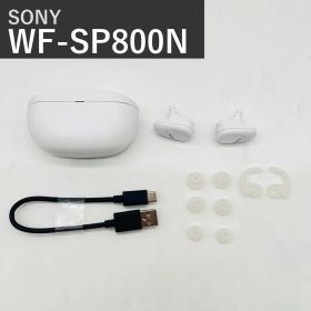 ソニー SONY WF-SP800N ホワイト 完全ワイヤレスイヤホン ノイズキャンセリング Bluetooth 左右分離型 防水防塵IP55 EXTRA BASS 360 Reality Audio認定 2020年モデル スポーツ 国内正規品