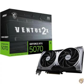 【5日最大2000円クーポン】MSI GeForce RTX 5070 12G VENTUS 2X OC/NV グラフィックスボード VD9102