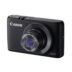 中古 １年保証 新品級 Canon PowerShot S200 ブラック