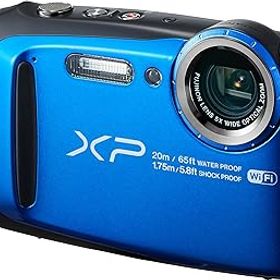 【中古】【39shop】FUJIFILM★デジタルカメラ XP120 ブルー 防水 FX-XP120BL（良い）