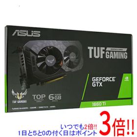 【中古】ASUSグラボ TUF-GTX1660TI-T6G-EVO-GAMING PCIExp 6GB 元箱あり