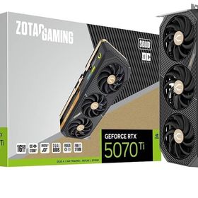 ZOTAC GAMING GeForce RTX 5070 Ti SOLID OC 16GB GDDR7 グラフィックスカード ZT-B50710J-10P VD9057