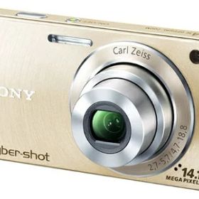【中古】 ソニー SONY デジタルカメラ Cybershot W350 ゴールド DSC-W350/N