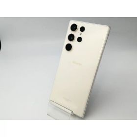 【中古】SAMSUNG docomo 【SIMフリー】 Galaxy S23 Ultra クリーム 12GB 256GB SC-52D【大阪堂島】保証期間1ヶ月【ランクC】