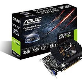 【中古】【非常に良い】ASUS グラフィックボード GeForce GTX750TI 搭載 GDDR5 2GB GTX750TI-PH-2GD5