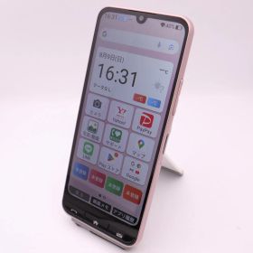【中古】 SoftBank SIMフリー かんたんスマホ4 A402ZT 128GB ピンク #2795