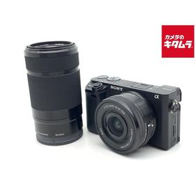 【中古】 【並品】 ソニー α6400 ダブルズームレンズキット ブラック [ILCE-6400Y B]