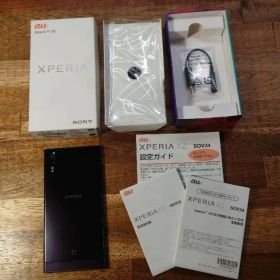 【中古】SONY Xperia XZ SOV34 本体 外箱付属品付き