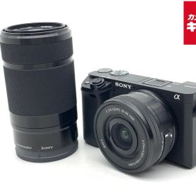 【中古】 【並品】 ソニー α6400 ダブルズームレンズキット ブラック [ILCE-6400Y B]