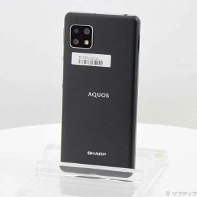 【中古】SHARP(シャープ) AQUOS sense5G 64GB ブラック SH-M17 SIMフリー 【352-ud】