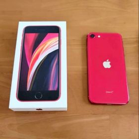 Apple iPhone SE 第2世代 RED 本体 ケーブル iFace付