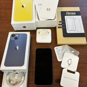 iPhone13mini 256GB ブルー バッテリー純正品 99%