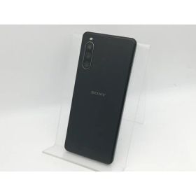 【中古】SONY au 【SIMフリー】 Xperia 10 IV ブラック 6GB 128GB SOG07【中野】保証期間1ヶ月【ランクC】