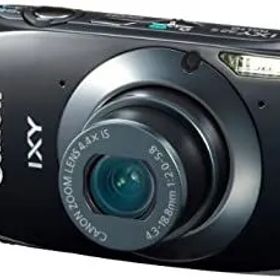 Canon デジタルカメラ IXY32ブラック IXY32S(BK) 1210万画素 光学4.4倍ズーム 3.2型ワイドタッチパネル フルHD動画