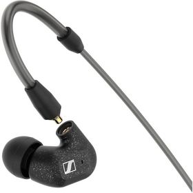 ゼンハイザー Sennheiser イヤホン 有線 IE 300 ブラック ダイナミック カナル型 オーディオファイル MMCX 高遮音性 【国内正規品】