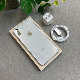 バッテリー 100% iPhone X 256Gb シルバー 国内版 SIMフリー