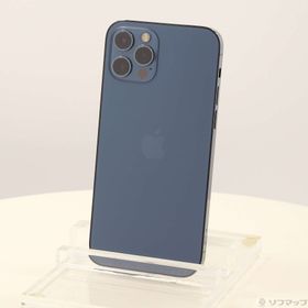 (中古)Apple iPhone12 Pro 512GB パシフィックブルー MGMJ3J/A SoftBank(305-ud)