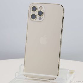 (中古)Apple iPhone12 Pro 512GB ゴールド MGMH3J/A SIMフリー(352-ud)