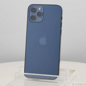 (中古)Apple iPhone12 Pro 512GB パシフィックブルー MGMJ3J/A SIMフリー(269-ud)