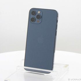 (中古)Apple iPhone12 Pro 512GB パシフィックブルー MGMJ3J/A SIMフリー(276-ud)